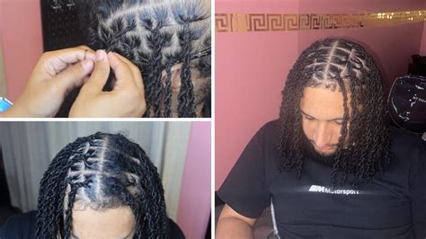 faux locs men|invisible locs for men.